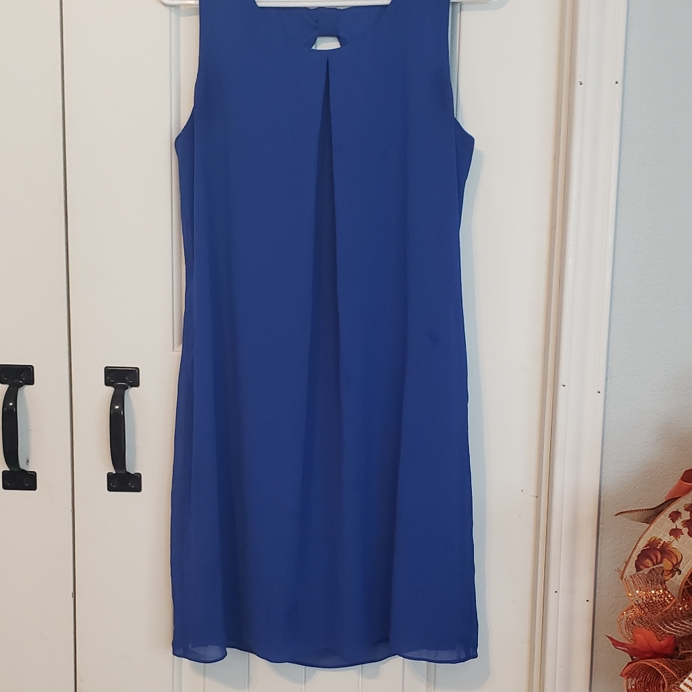 IN San Francisco blue shift dress